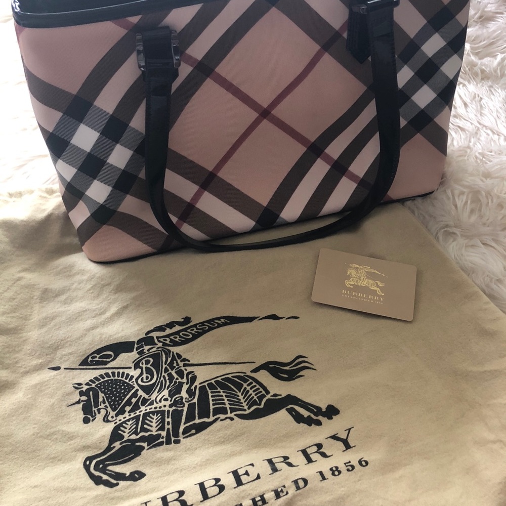 SOLD New Burberry SuperNova Tote Black